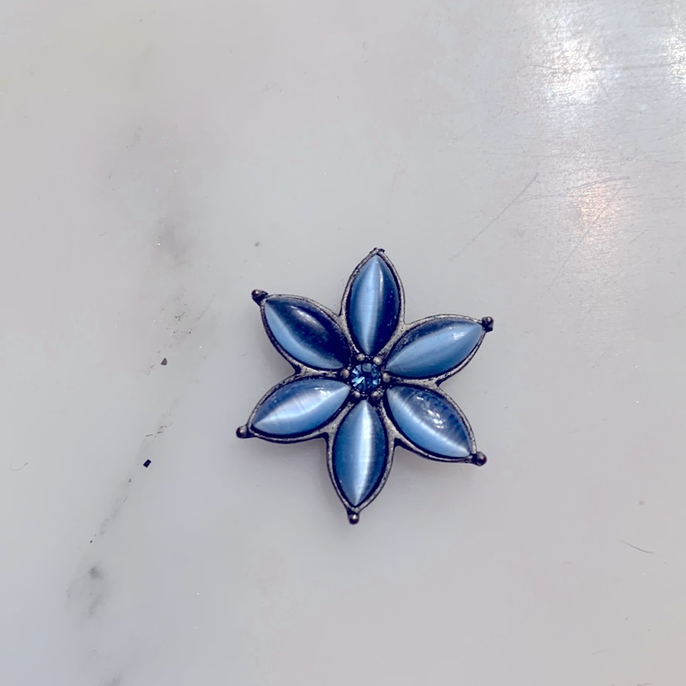 Blue Flower Charm